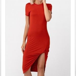 🆕🌿KNOTTED SIDE SLIT DRESS🌿